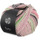 Lana Grossa TORTO | 07-verde pálido/rosé/rosa/verde/gris oscuro/antracita/rojo