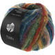 Lana Grossa TWIN 50g | 204-rojo/amarillo/gris verde/verde oscuro/verde claro/jeans