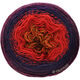 Lana Grossa TWISTED CASHMERINO | 804-naranja/rojo/borgoña/vino tinto