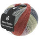 Lana Grossa MEILENWEIT 100g Yak Colorblock (ABOUT BERLIN) | 636-rosa/verde lima/antracita/gris/herrumbre mezcla