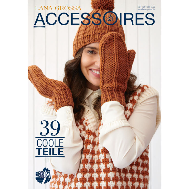 Lana Grossa ACCESSOIRES No. 21 - Revista alemana + instrucciones en inglés de Lana Grossa