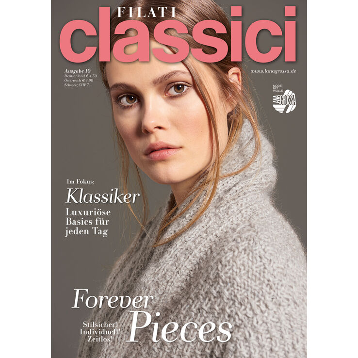 FILATI CLASSICI No. 10 - Revista alemana + instrucciones en francés de Lana Grossa