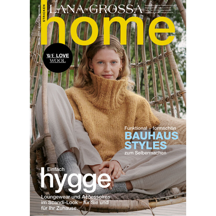 home No. 74  - Revista + instrucciones en alemán de Lana Grossa