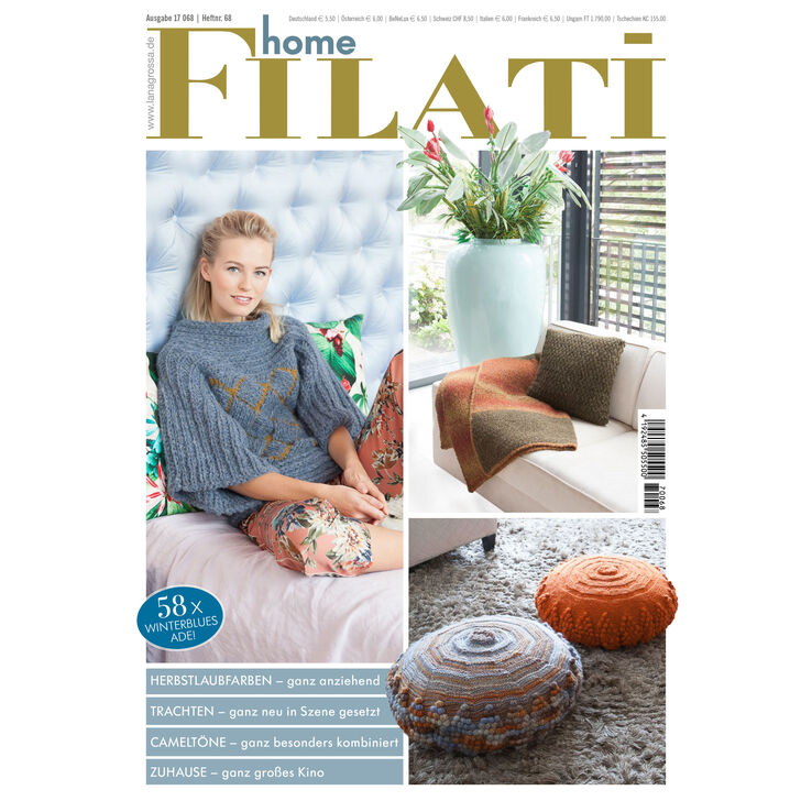 FILATI Handstrick No. 68 (Home) - Knitting instructions (EN) de Lana Grossa