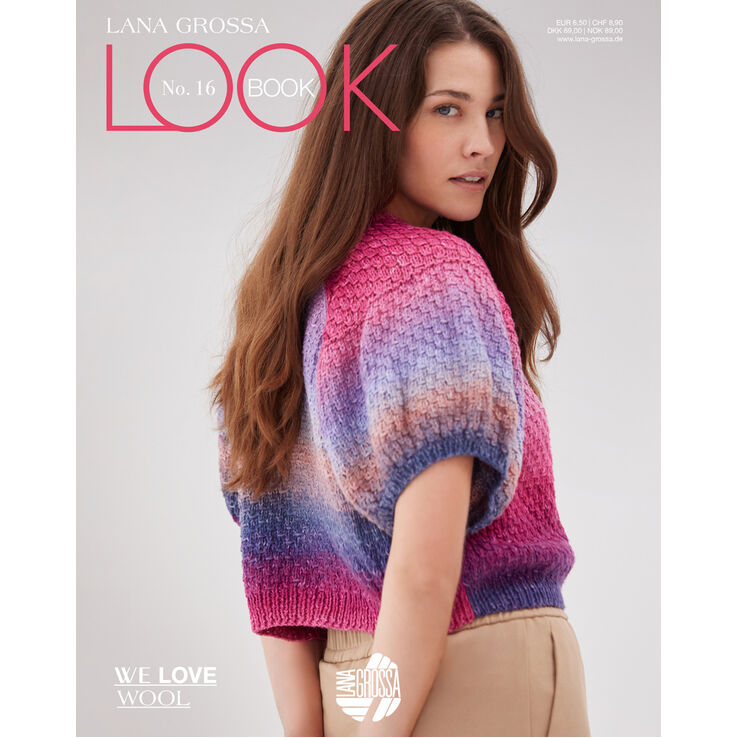 LOOKBOOK No. 16 - Revista alemana + instrucciones en francés de Lana Grossa