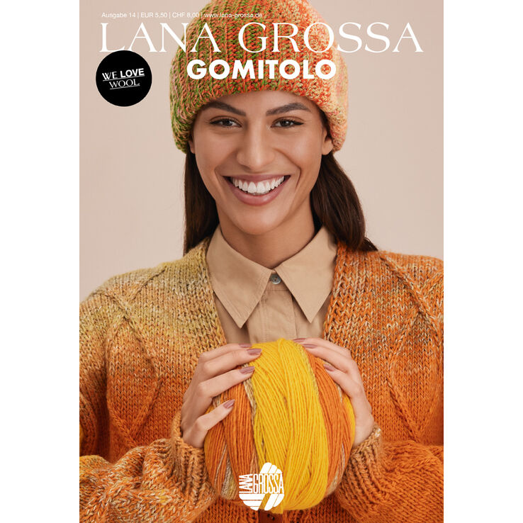 GOMITOLO No. 14 - Revista alemana + instrucciones en francés de Lana Grossa