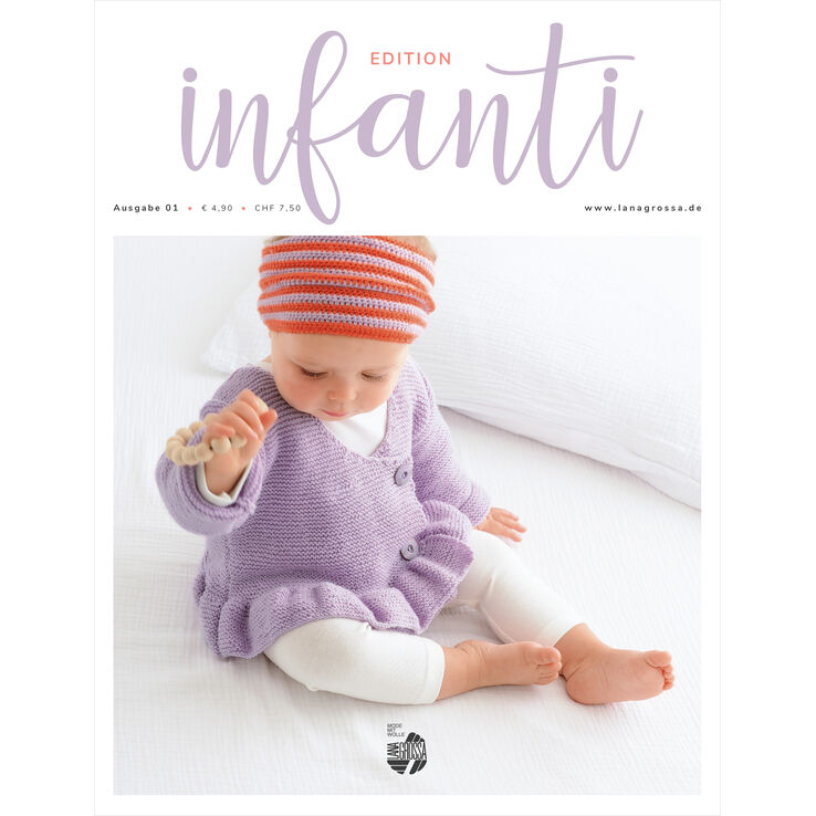 INFANTI EDITION No. 1 - Revista alemana + instrucciones en francés de Lana Grossa
