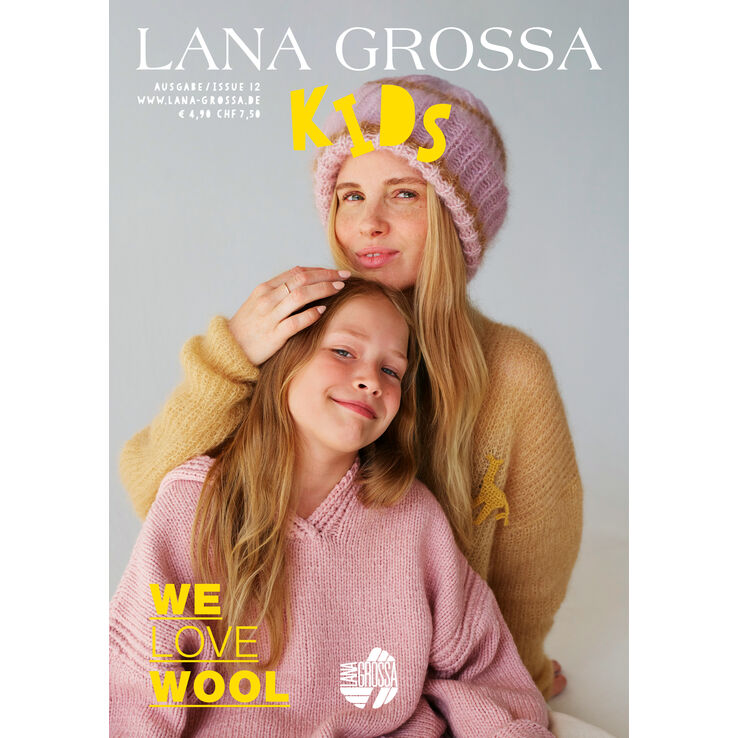 Lana Grossa KIDS No. 12 - Revista alemana + instrucciones en inglés de Lana Grossa
