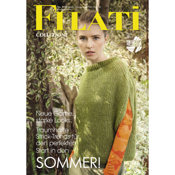 FILATI COLLEZIONE No. 5 - Magazine (DE) + Knitting instructions (EN) de Lana Grossa