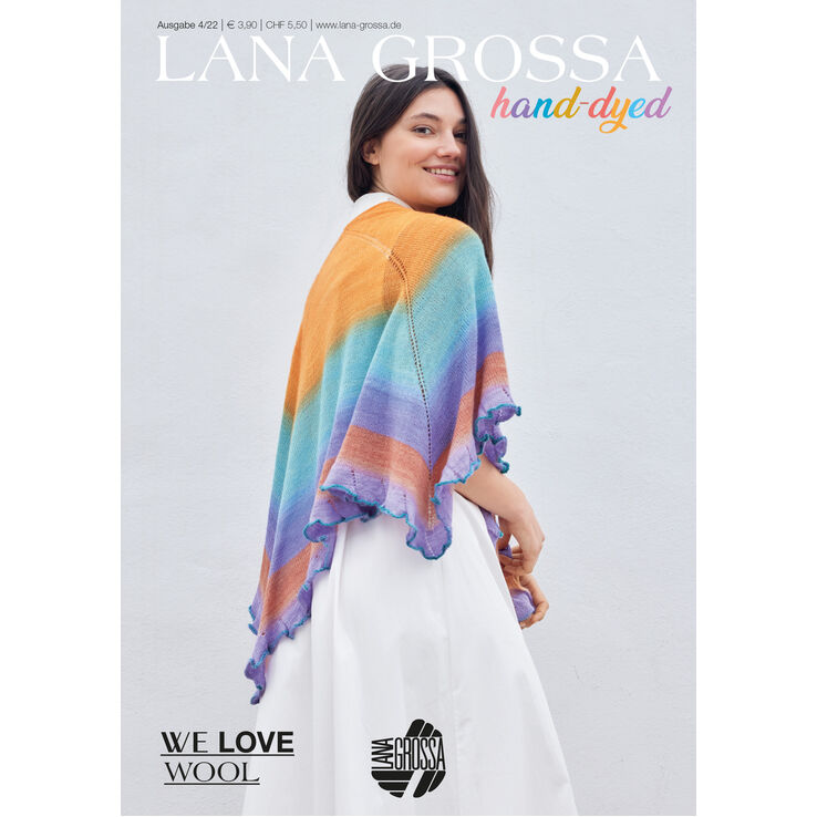 HAND-DYED No. 4 - Revista + instrucciones en alemán de Lana Grossa