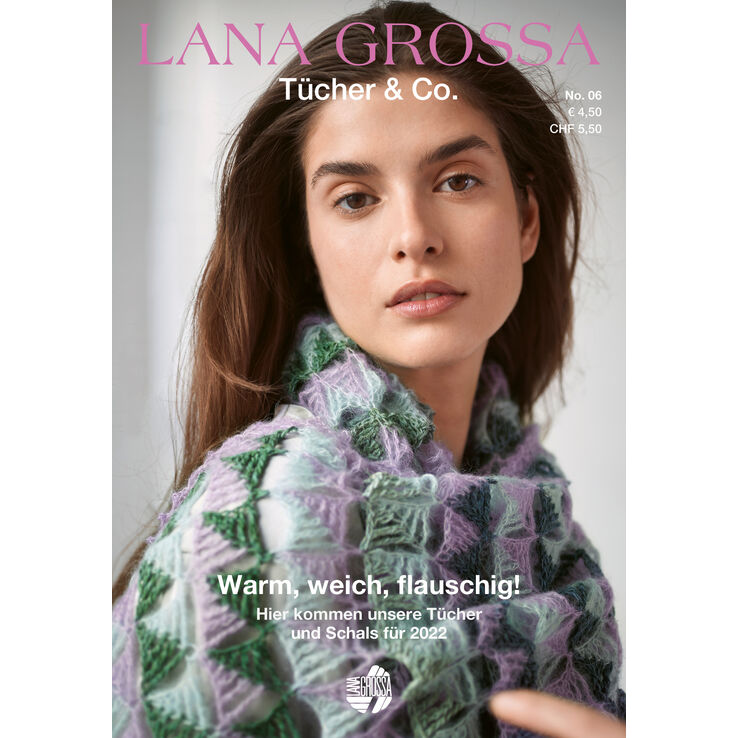 Tücher & Co. No. 6 - Revista alemana + instrucciones en inglés de Lana Grossa