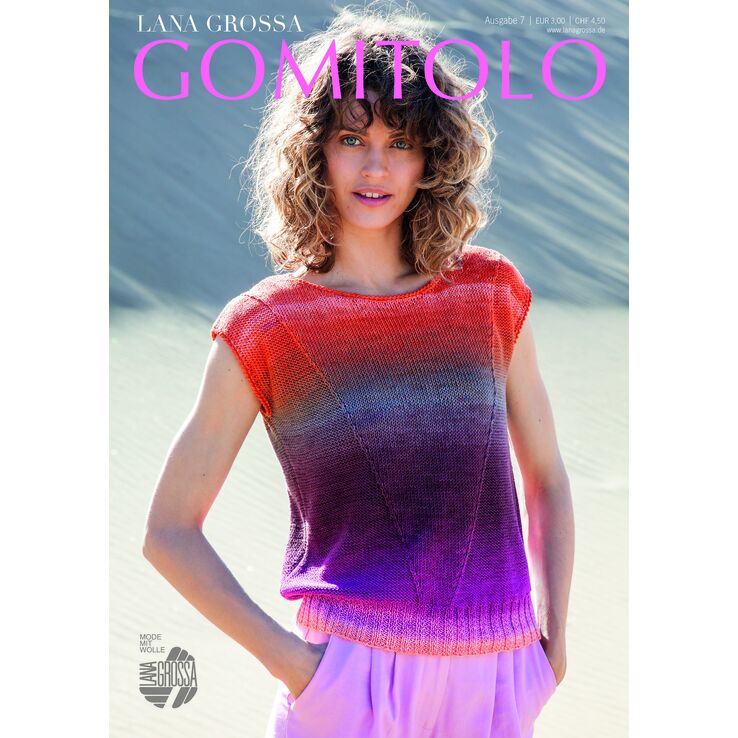 GOMITOLO No. 7 - Revista alemana + instrucciones en francés de Lana Grossa