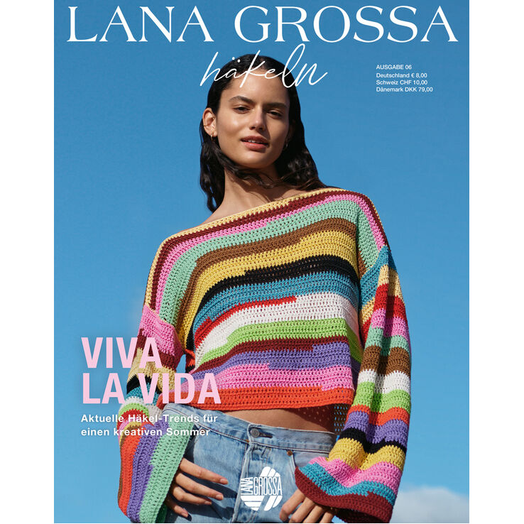 FILATI Häkeln No. 6 - Revista alemana + instrucciones en francés de Lana Grossa