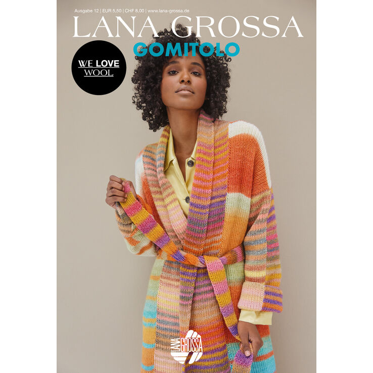GOMITOLO No. 12 - Revista alemana + instrucciones en francés de Lana Grossa