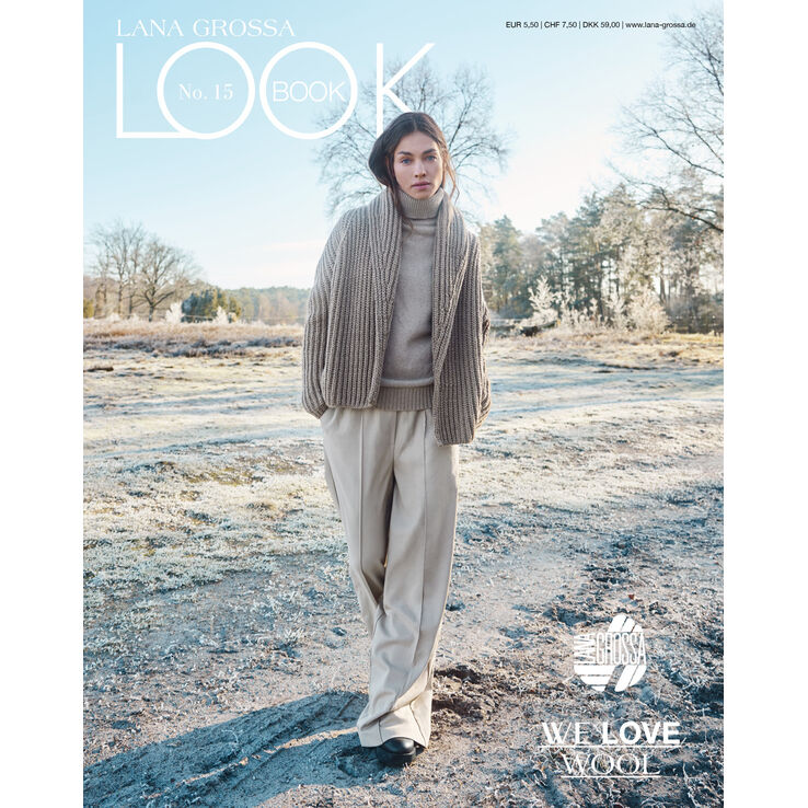 LOOKBOOK No. 15 - Revista alemana + instrucciones en francés de Lana Grossa