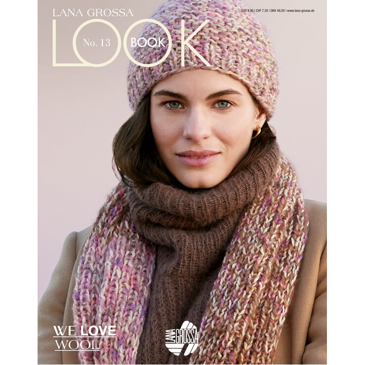 LOOKBOOK No. 13 - Revista alemana + instrucciones en inglés de Lana Grossa