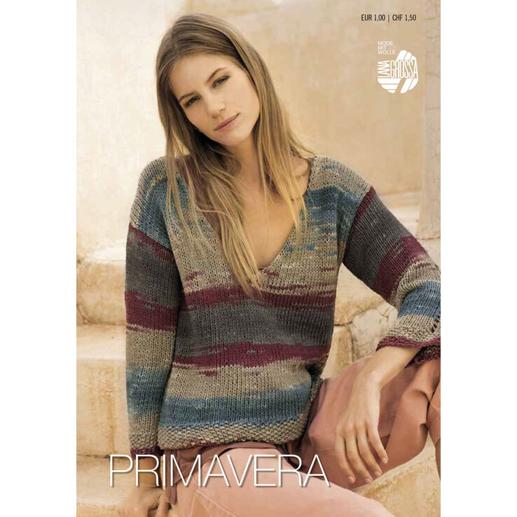 PRIMAVERA Flyer 2018 - Magazine (DE) + Knitting instructions (EN) de Lana Grossa