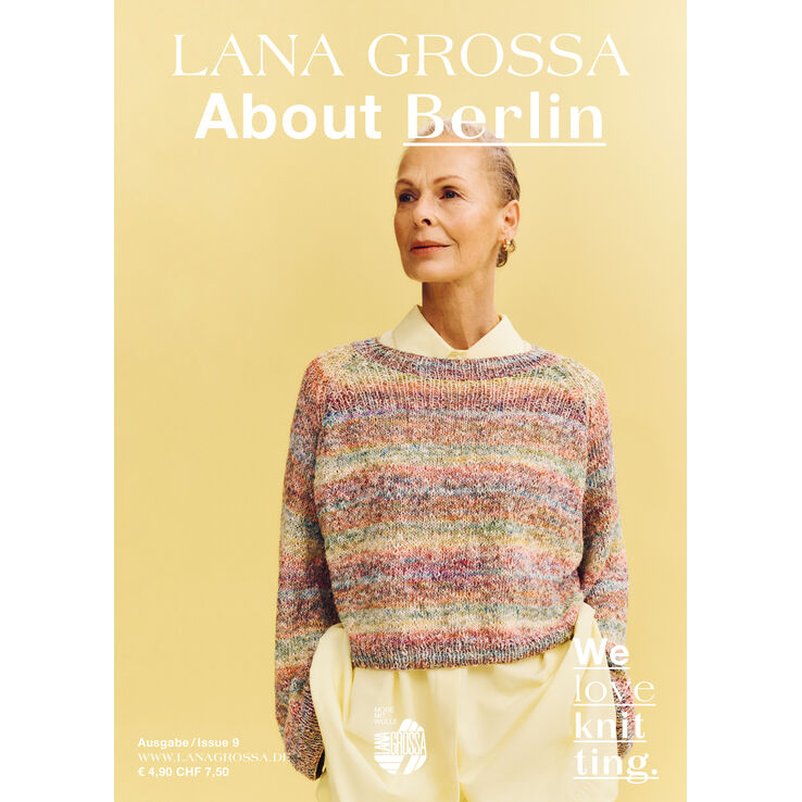 ABOUT BERLIN No. 9 - Revista alemana + instrucciones en inglés de Lana Grossa
