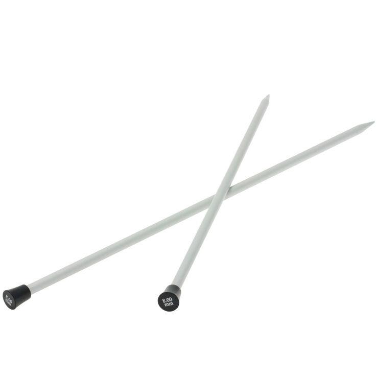 Lana Grossa Agujas de tricotar aluminio 8,0