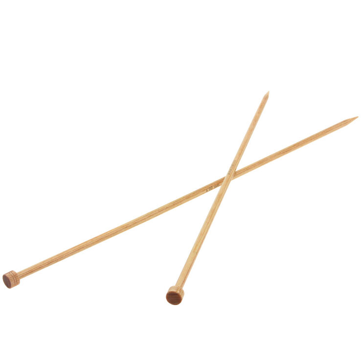 Lana Grossa Agujas de tricotar diseño de madera Natur No. 6,0