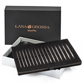 Lana Grossa  Conjunto de agujas acero inoxidable
