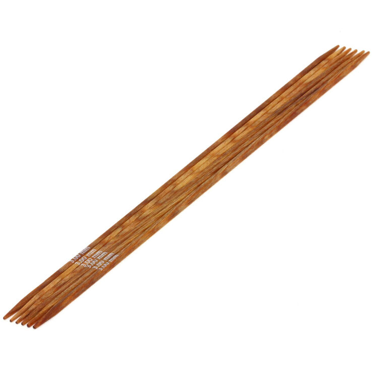 Lana Grossa Juego de agujas diseño de madera Quattro No. 3,0/20cm
