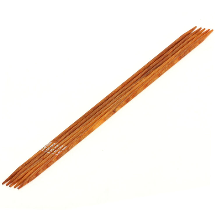 Lana Grossa Juego de agujas diseño de madera Quattro No. 3,5/20cm