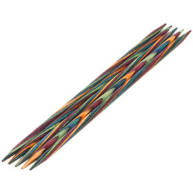 Lana Grossa Juego de agujas diseño de madera Multicolor No. 3,5/15cm
