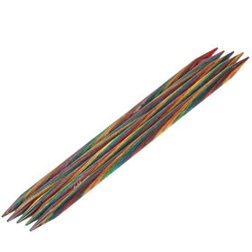 Lana Grossa Juego de agujas diseño de madera Multicolor No. 8,0/20cm