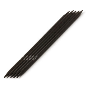 Lana Grossa Juego de agujas Nera Ébano No. 3,75/15cm
