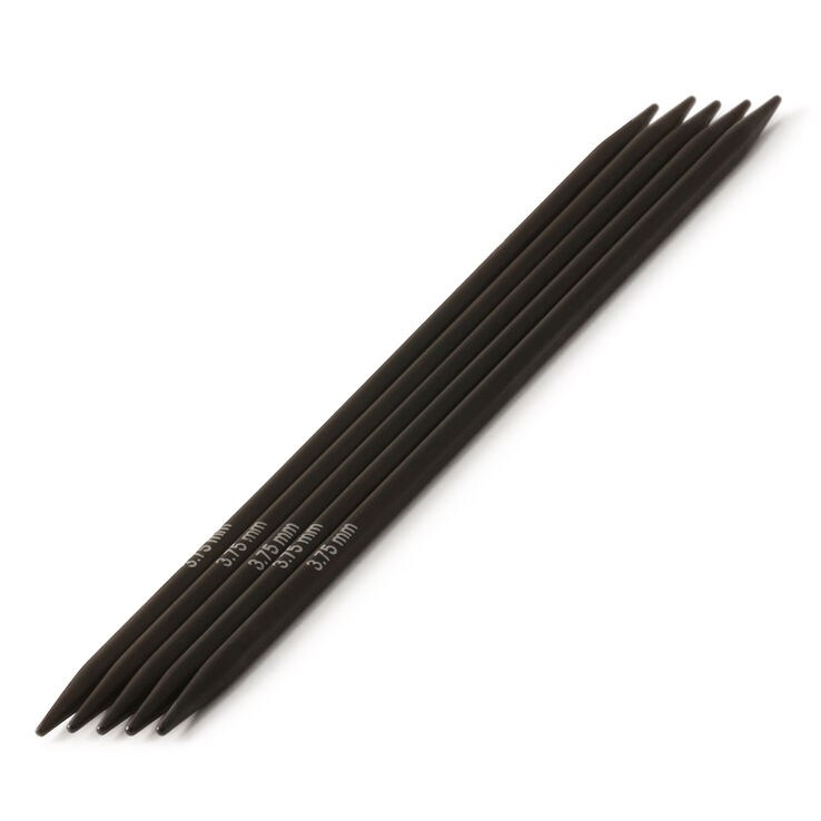 Lana Grossa Juego de agujas Nera Ébano No. 3,75/15cm