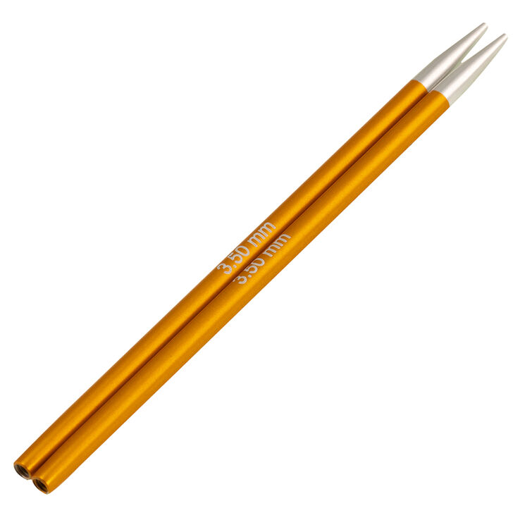 Lana Grossa Agujas circulares intercambiables Vario Aluminium Rainbow No. 3,5 corto