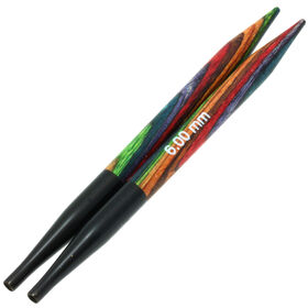 Lana Grossa Agujas circulares intercambiables Vario diseño de madera Multicolor No. 6