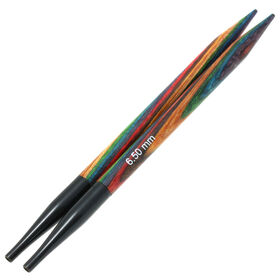 Lana Grossa Agujas circulares intercambiables Vario diseño de madera Multicolor No. 6,5
