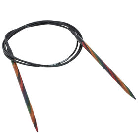 Lana Grossa Ago circolare da maglia design-legno Multicolor mis, 4,0/100cm
