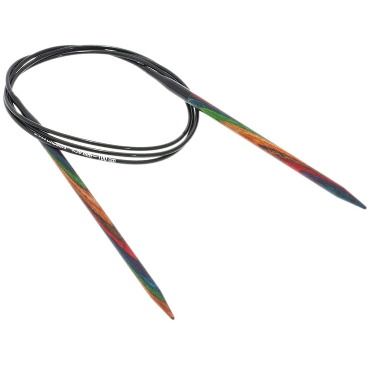Lana Grossa Ago circolare da maglia design-legno Multicolor mis, 4,5/100cm