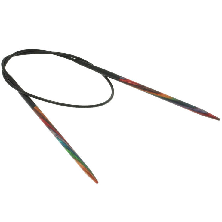 Lana Grossa Aguja circular diseño de madera Multicolor No. 3,25/40cm