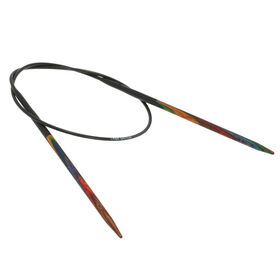Lana Grossa Aguja circular diseño de madera Multicolor No. 3,75/40cm