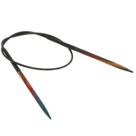 Lana Grossa Aguja circular diseño de madera Multicolor No. 4,0/40cm