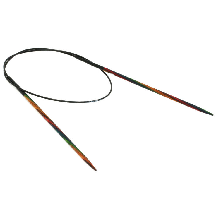 Lana Grossa Aguja circular diseño de madera Multicolor No. 3,0/60cm