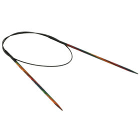 Lana Grossa Aguja circular diseño de madera Multicolor No. 3,25/60cm