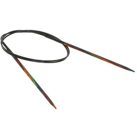 Lana Grossa Aguja circular diseño de madera Multicolor No. 3,75/80cm