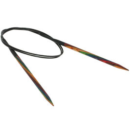 Lana Grossa Aguja circular diseño de madera Multicolor No. 5,0/80cm