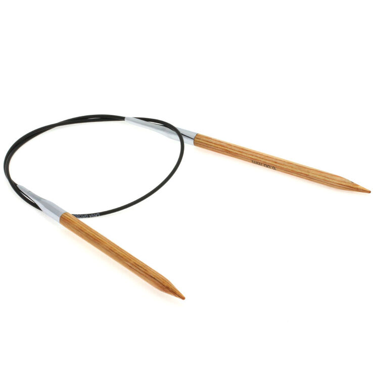 Lana Grossa Aguja circular diseño de madera Natur No. 6,0/60cm