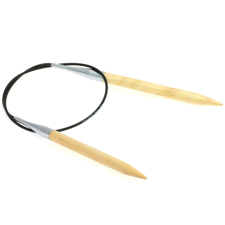 Lana Grossa Aguja circular madera natural Big & Easy No. 9,0/60cm