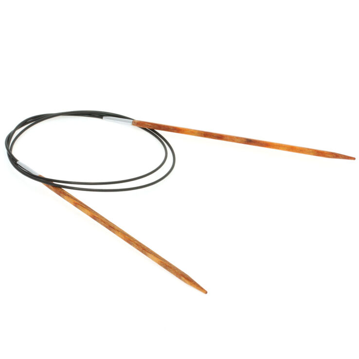 Lana Grossa Aguja circular diseño de madera Quattro No. 3,5/80cm