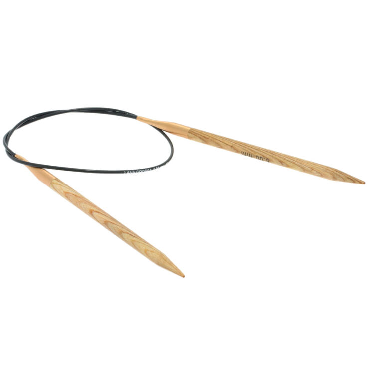 Lana Grossa Aguja circular diseño de madera Signal No. 6,0/60cm