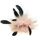 POMPON DE PIEL Finnraccoon con plumas | 753-rosé