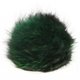 POMPON DE PIEL Zorro Bicolor | 307-verde/negro