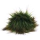 POMPON DE PIEL DE IMITACIÓN Color | 105-verde oscuro/verde claro/herrumbre